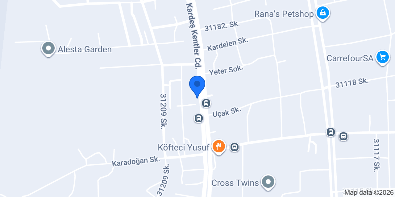 Maydonoz Döner Aksu konumu