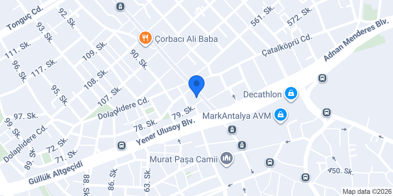 Diş Hekimi Atila Akdoğan konumu