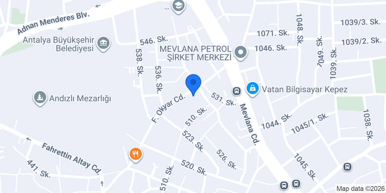 Butik Vanilya konumu