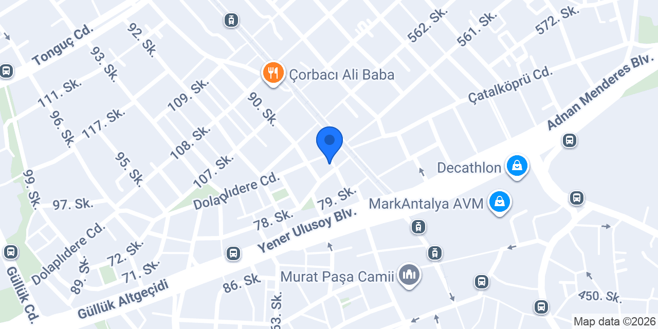 Antalya Eğitim Kurumu konumu