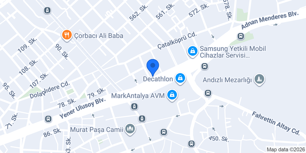 QNB Antalya Şubesi konumu