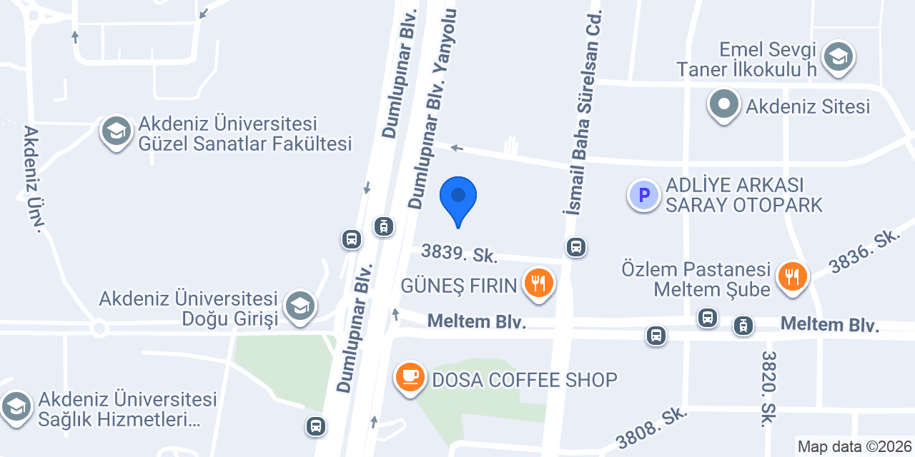 Bahçelievler Polis Merkezi konumu