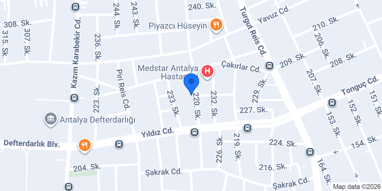 Yıldız Optik konumu