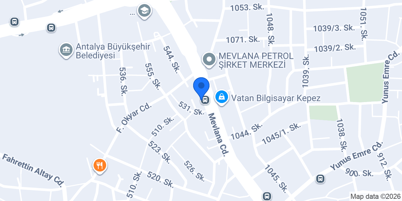 Levent Börek Mevlana konumu