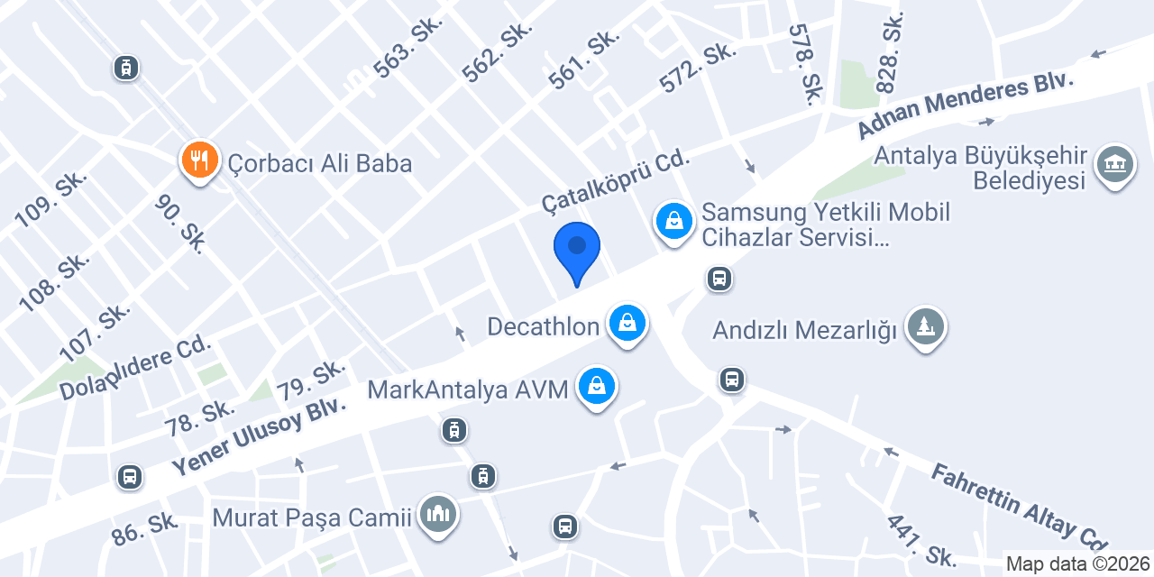 Eminevim Antalya Şarampol Şube konumu