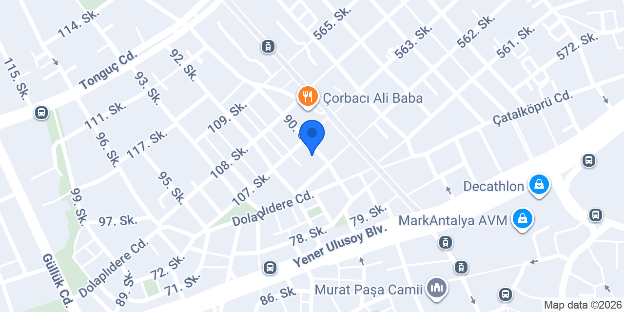 Çağteks Üniforma konumu