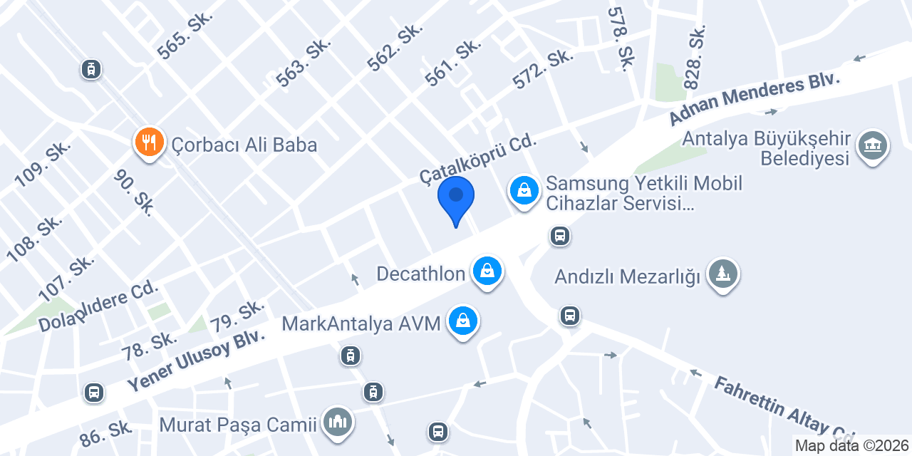 Hakikat Kırtasiye Antalya konumu