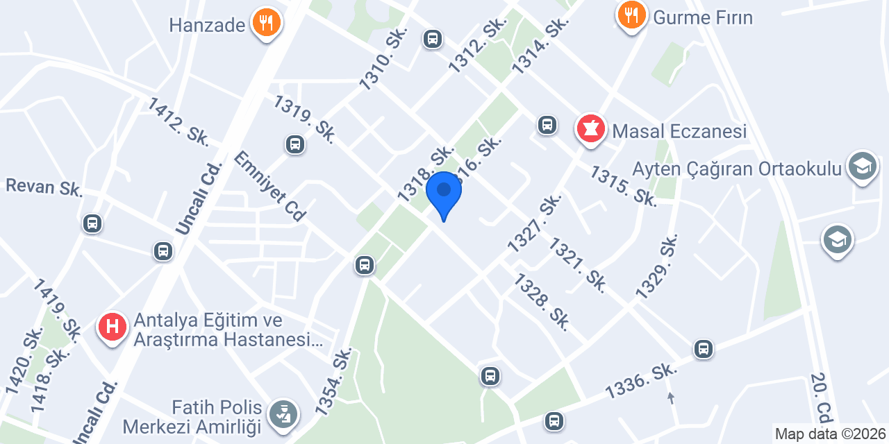 Denos Pizzeria konumu