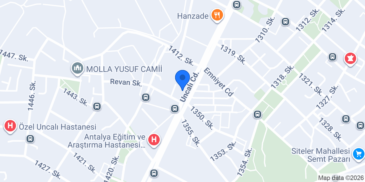 Uncalı Et Kasap konumu