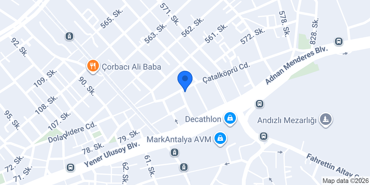 Yurtiçi Kargo Adalya konumu