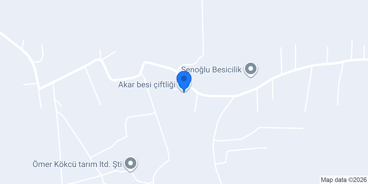 Akar besi çiftliği konumu