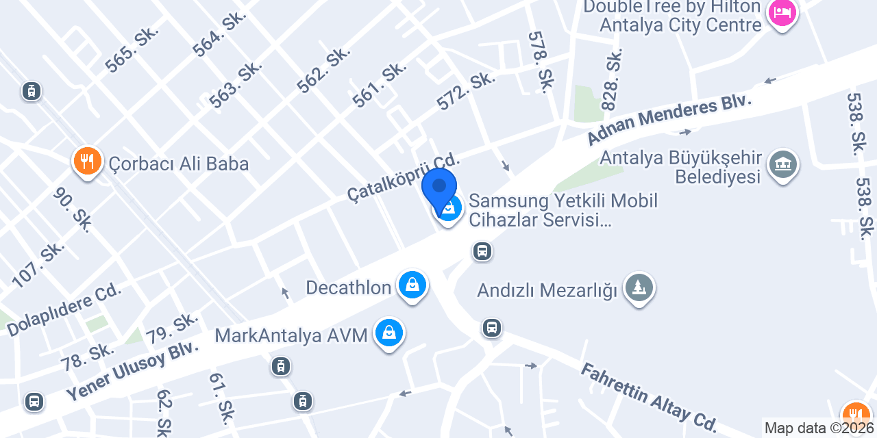 Birevim Antalya Muratpaşa Şubesi konumu