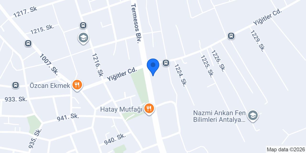 İzy dent Diş Kliniği Antalya konumu