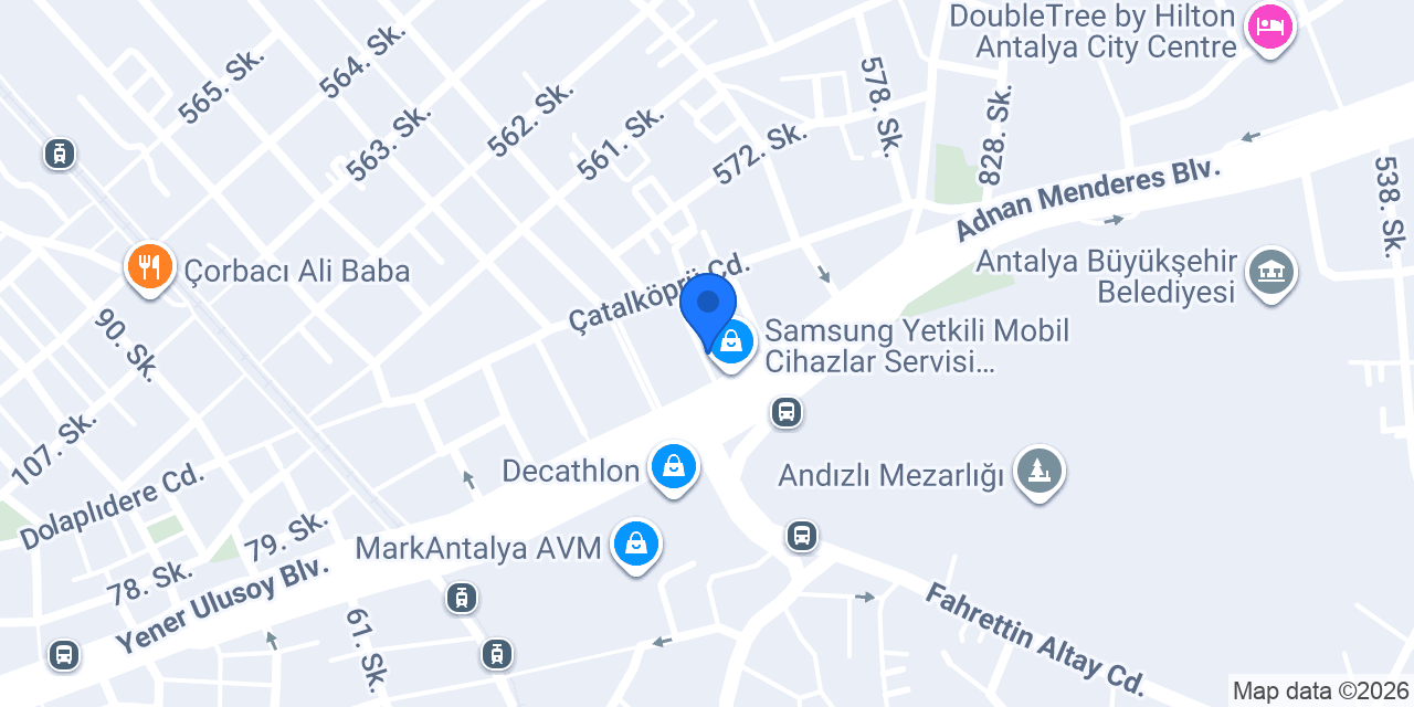 Kapalı Yol Kumrucusu Antalya konumu