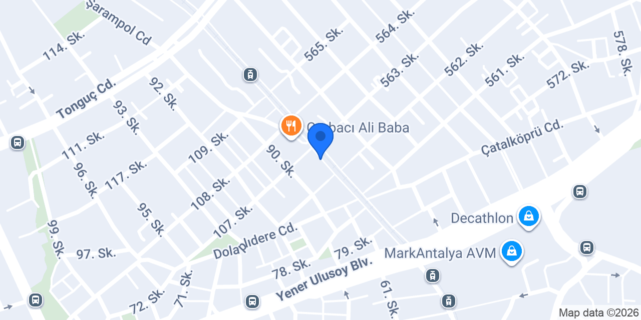 Akbank Şarampol/Antalya Şubesi konumu