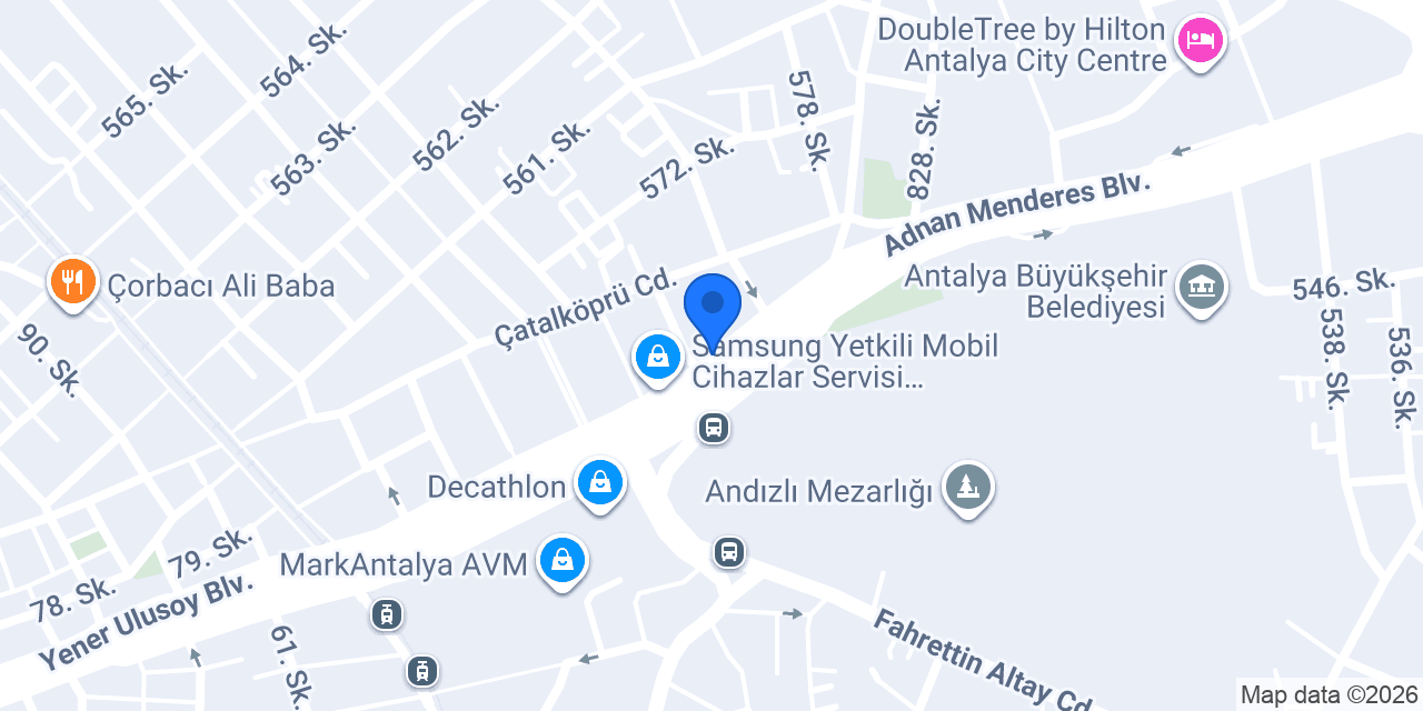 CHP Muratpaşa İlçe Başkanlığı konumu