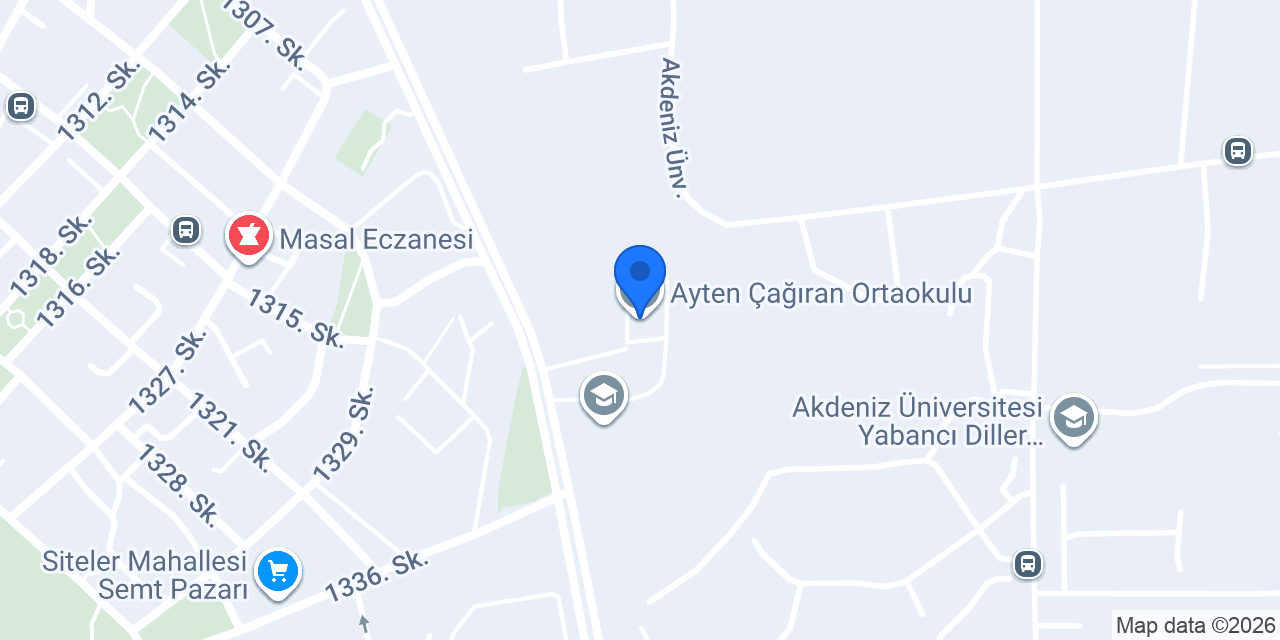 Ayten Çağıran Ortaokulu konumu