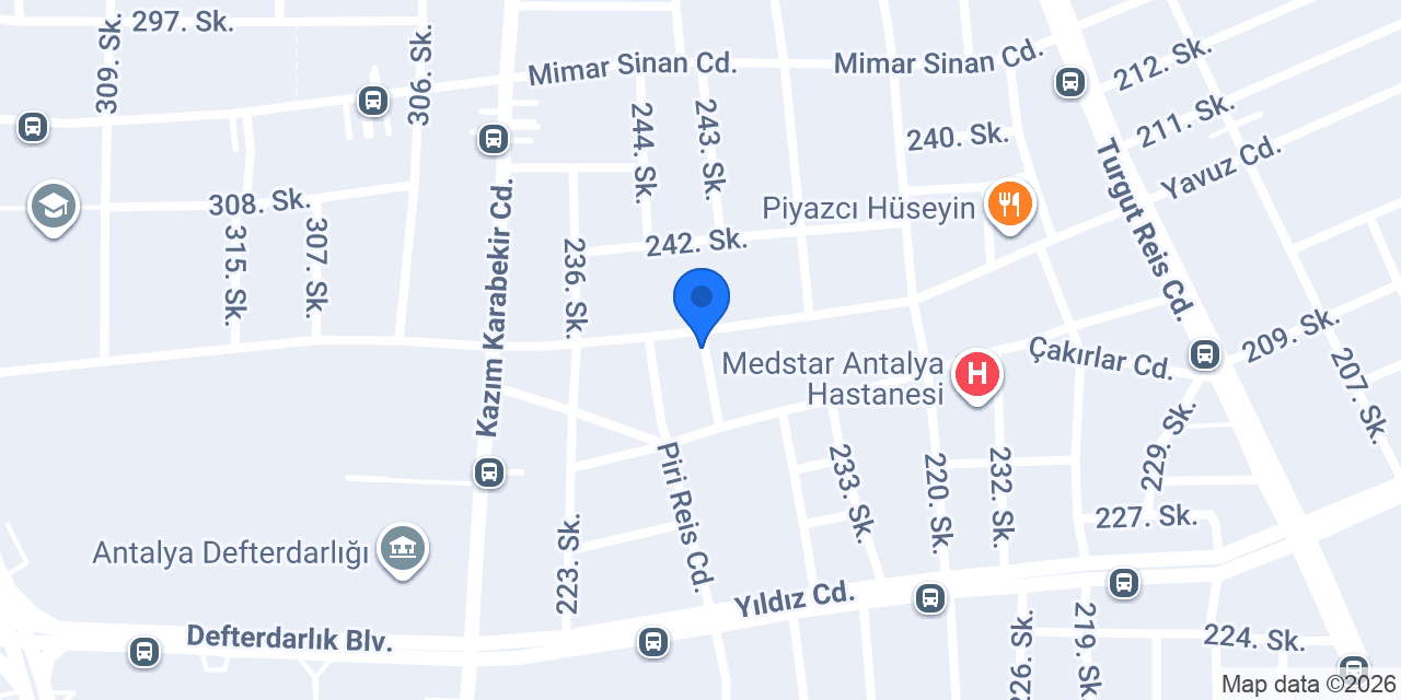 Sigorta Cini Antalya Muratpaşa konumu