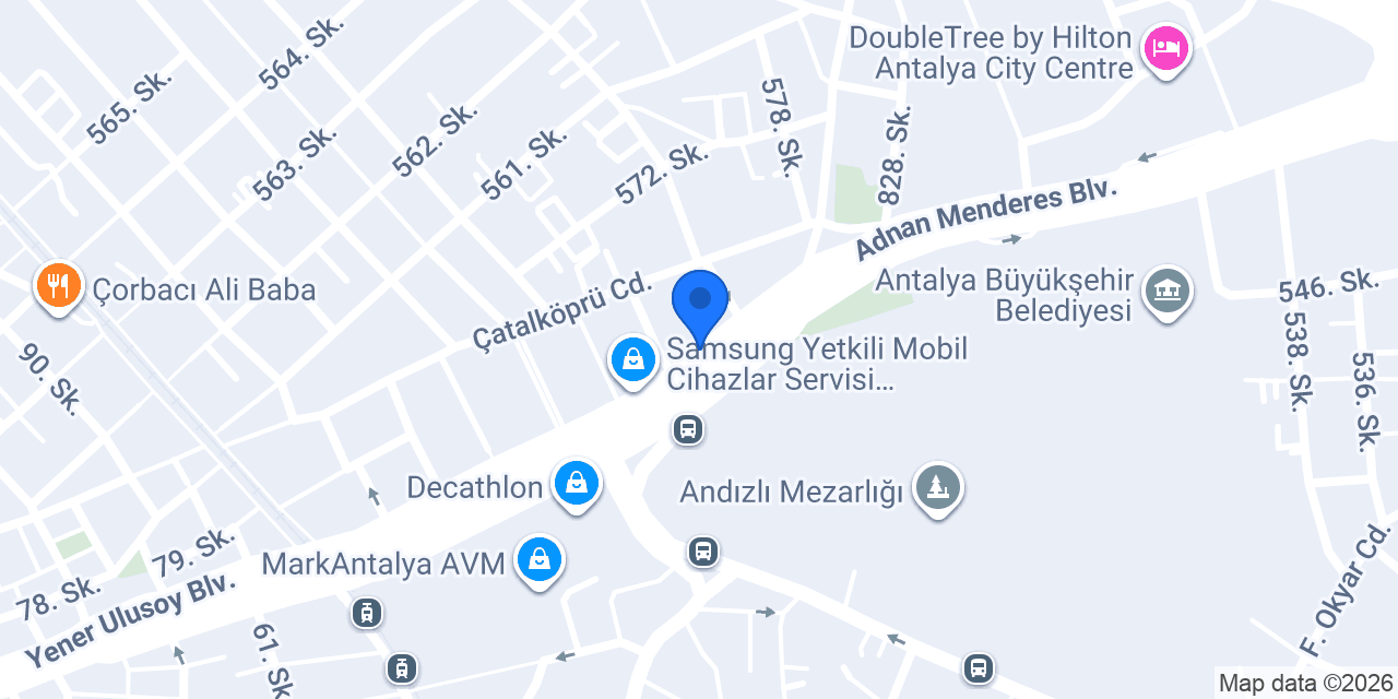 Özfidan Hukuk Bürosu konumu