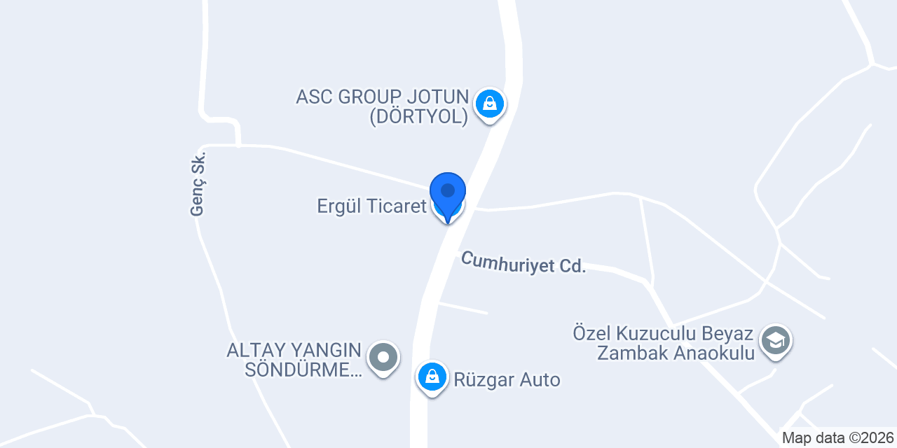 Ergül Ticaret konumu