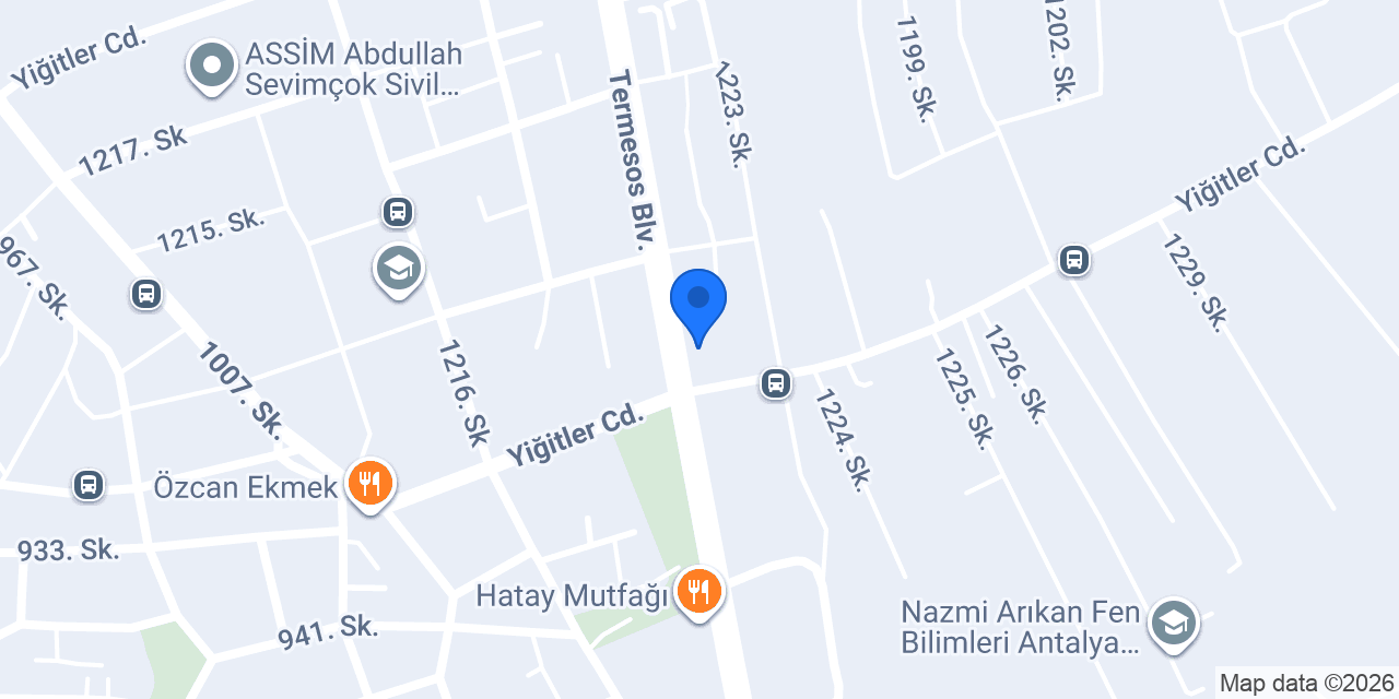 Dekart yapı malzemeleri ( DURATİLES ) konumu