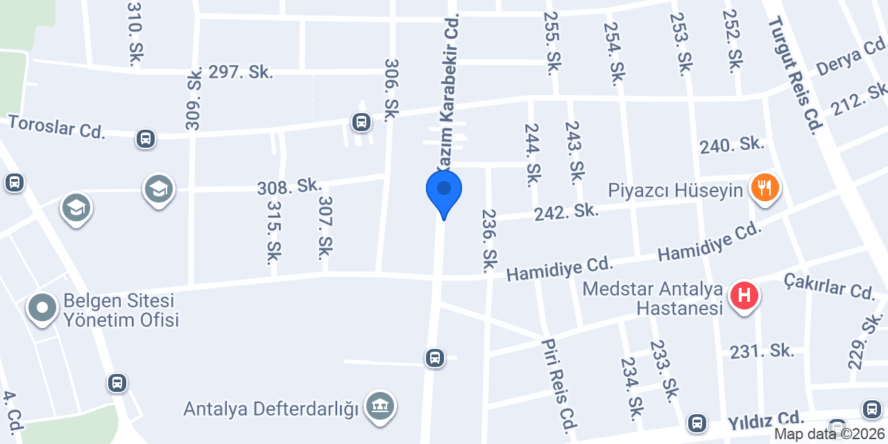 Nur Pastaneleri konumu