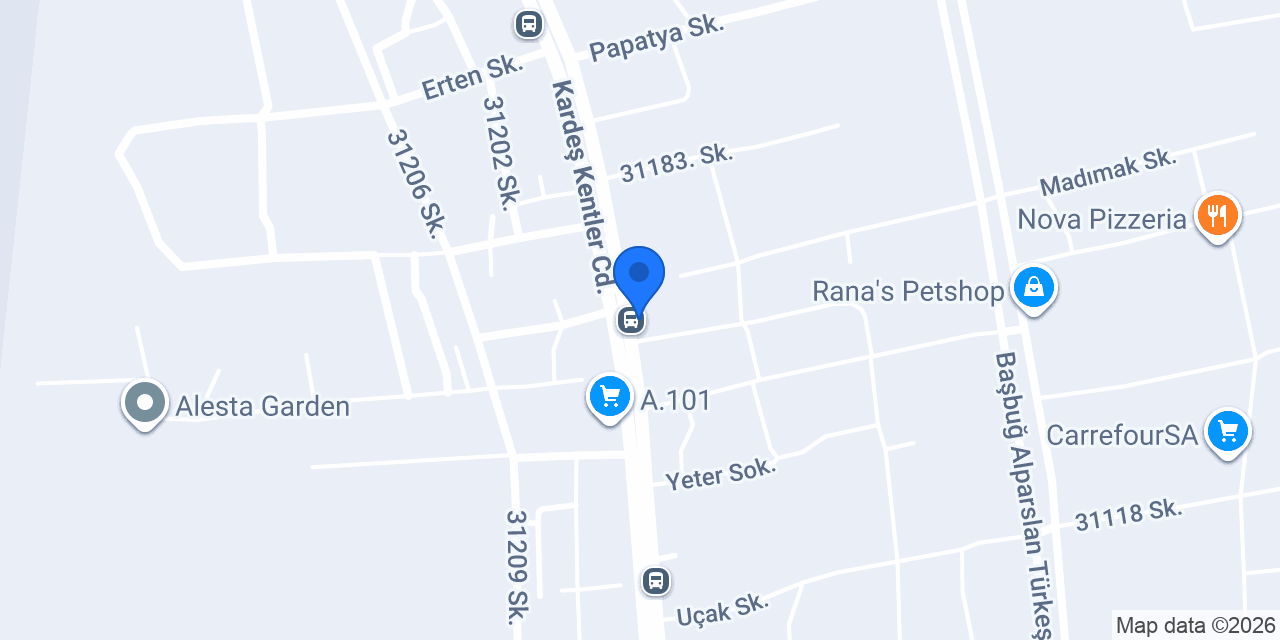 Ares Rent A Car konumu