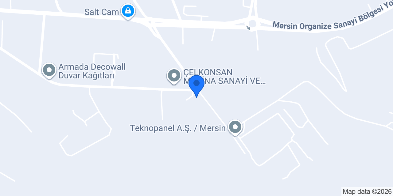 Bilgen Ambalaj konumu