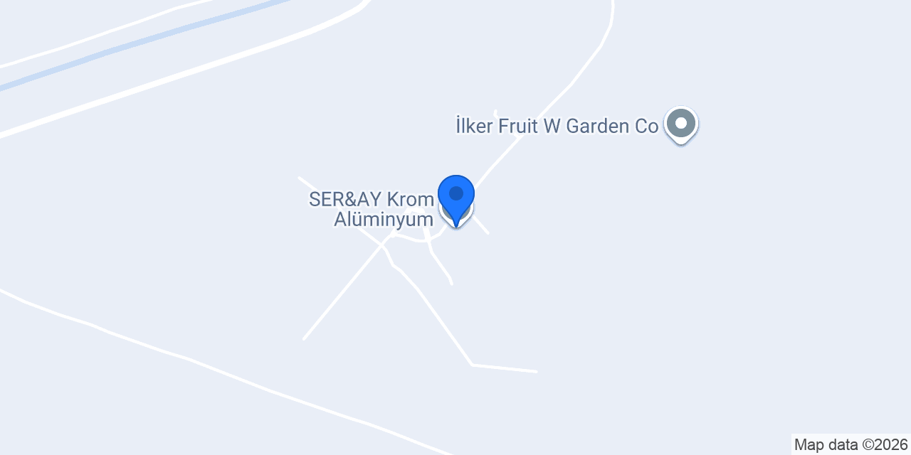 SER&AY Krom Alüminyum konumu