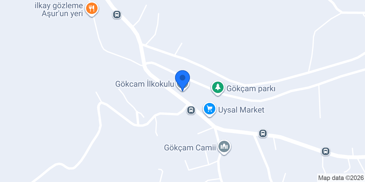 Gökcam İlkokulu konumu