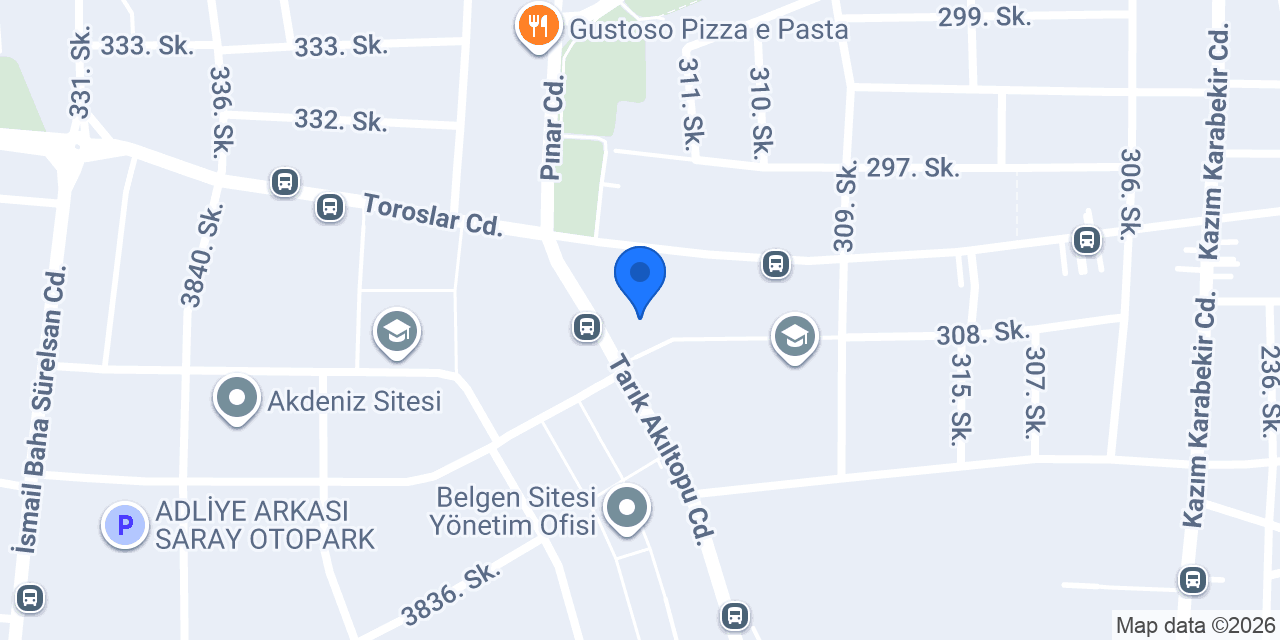 Biçer Avukatlık Bürosu konumu