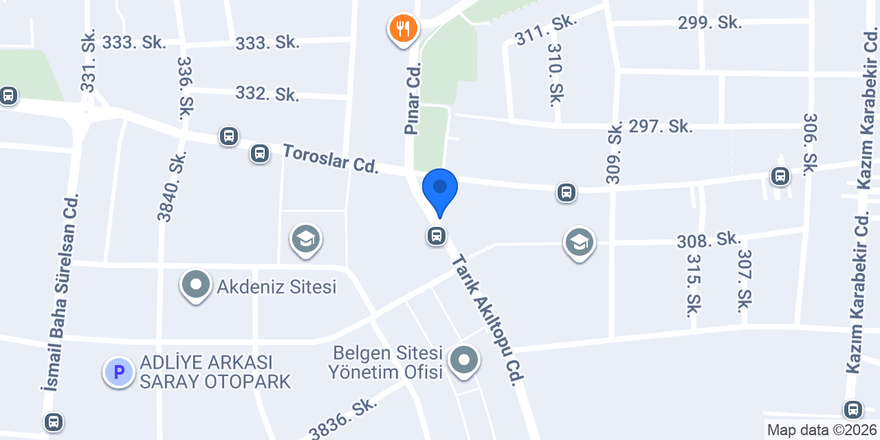 Koç Hukuk Bürosu konumu
