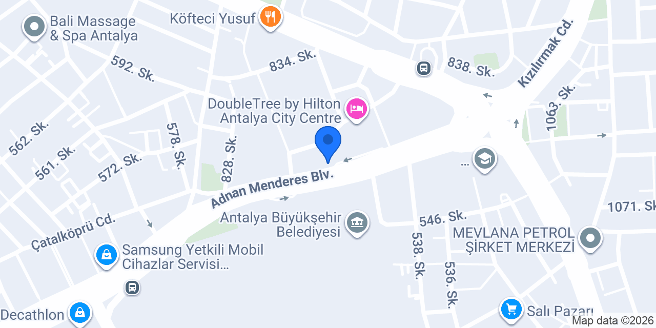 Chitchat Cafe - Antalya şubesi konumu