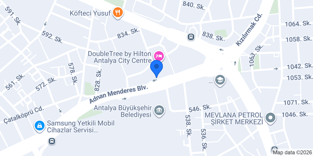 ANTALYA ŞAP konumu