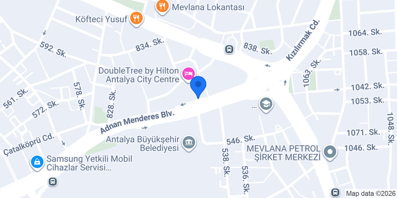 Emlak Katılım Antalya Şubesi konumu