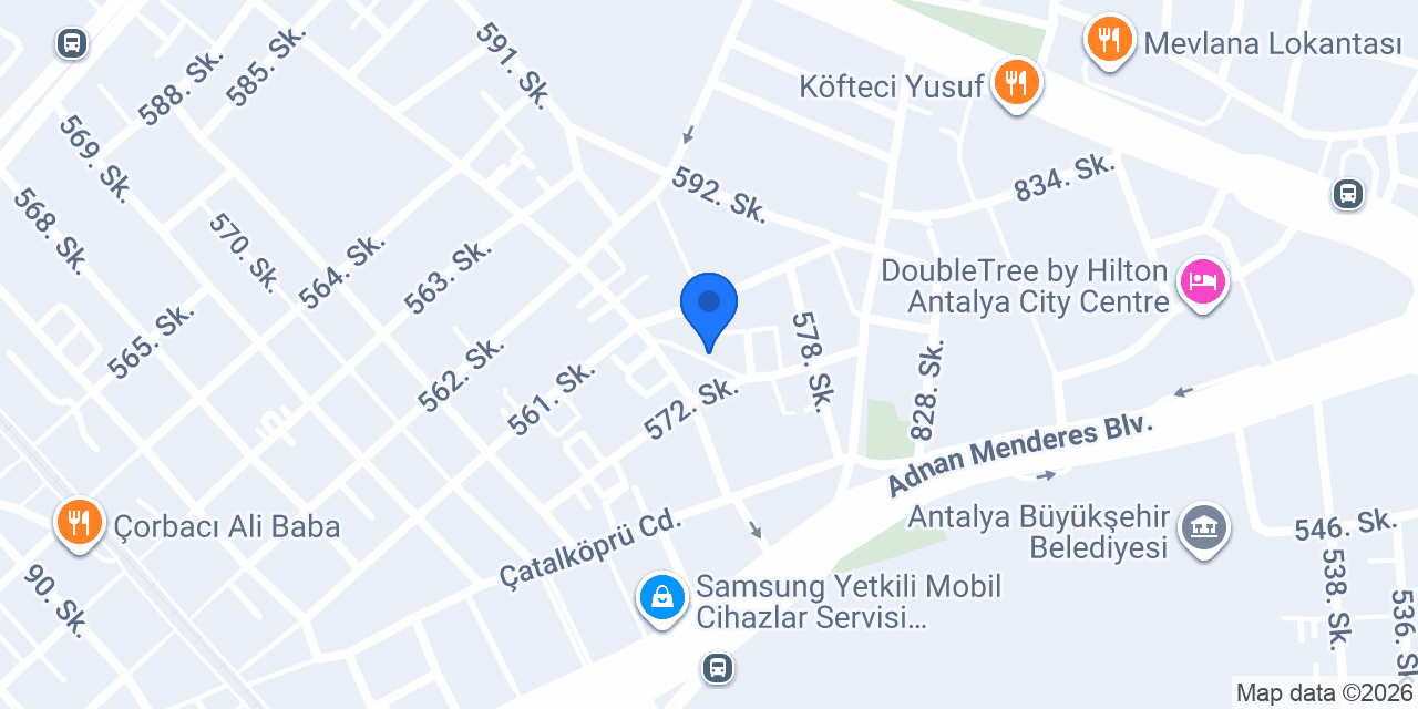 Ekin Ev Yemekleri konumu