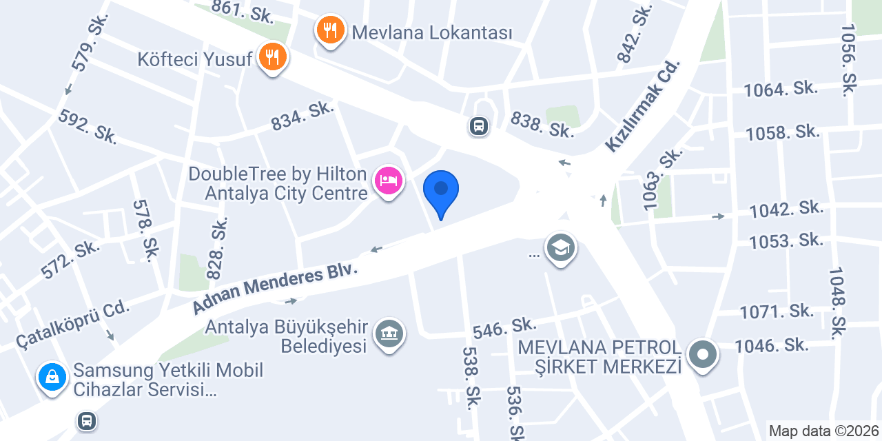 Palalar Avukatlık Bürosu konumu