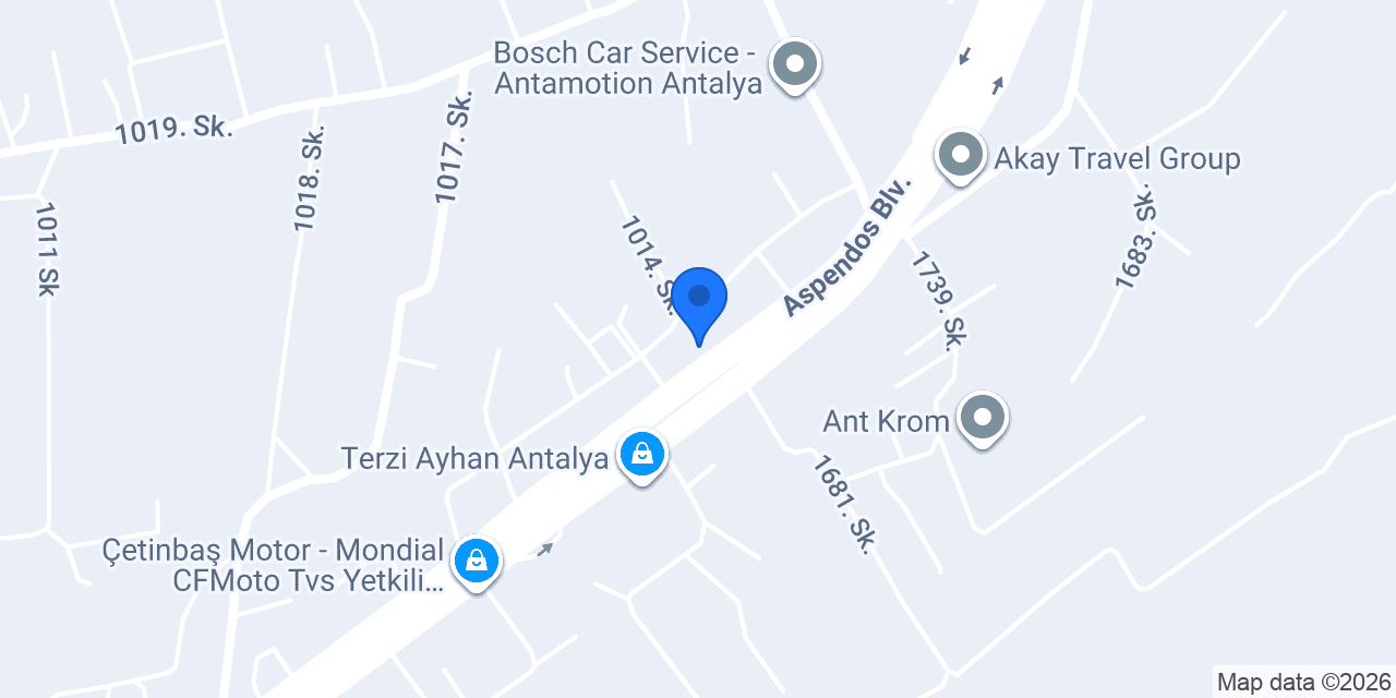Antalya Topçular Vatan Okulları konumu