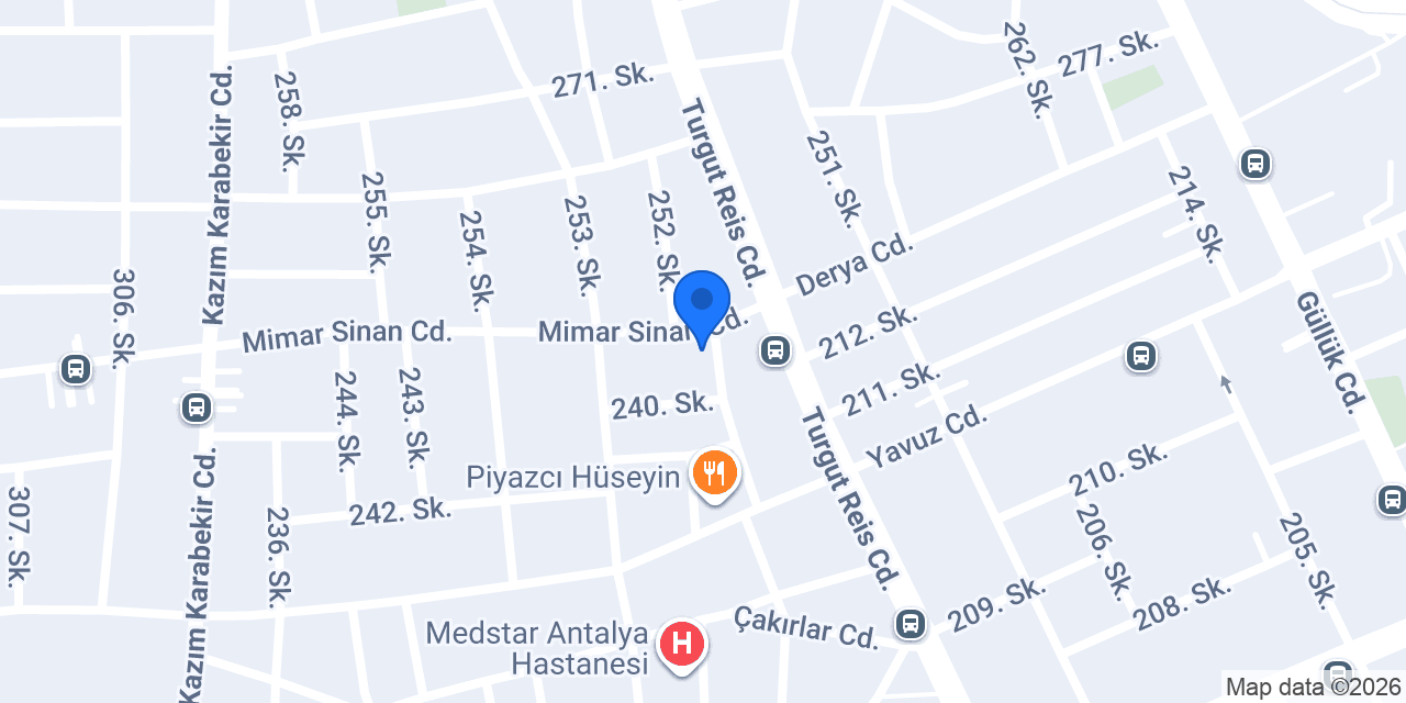 Antalya Resim Çerçeve konumu