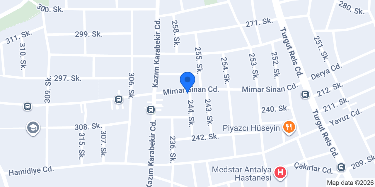 Akünüz Burada konumu