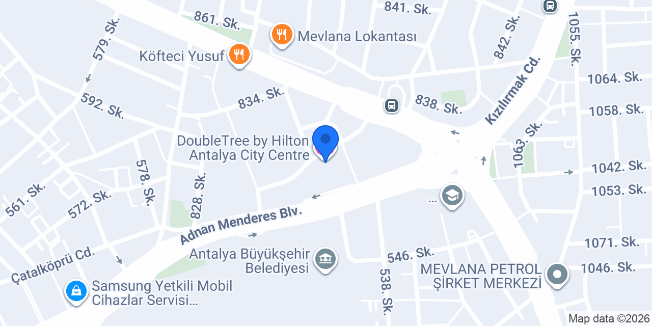 DoubleTree by Hilton Antalya City Centre konumu