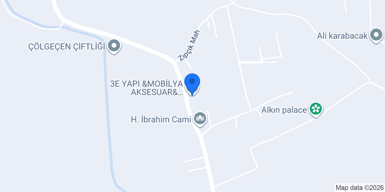 3E YAPI &MOBİLYA AKSESUAR& HIRDAVAT& FORKLİFT konumu