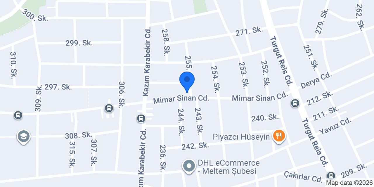 Özgül Mobilya konumu
