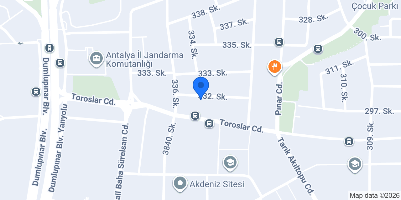 Çetin Avukatlık Bürosu konumu