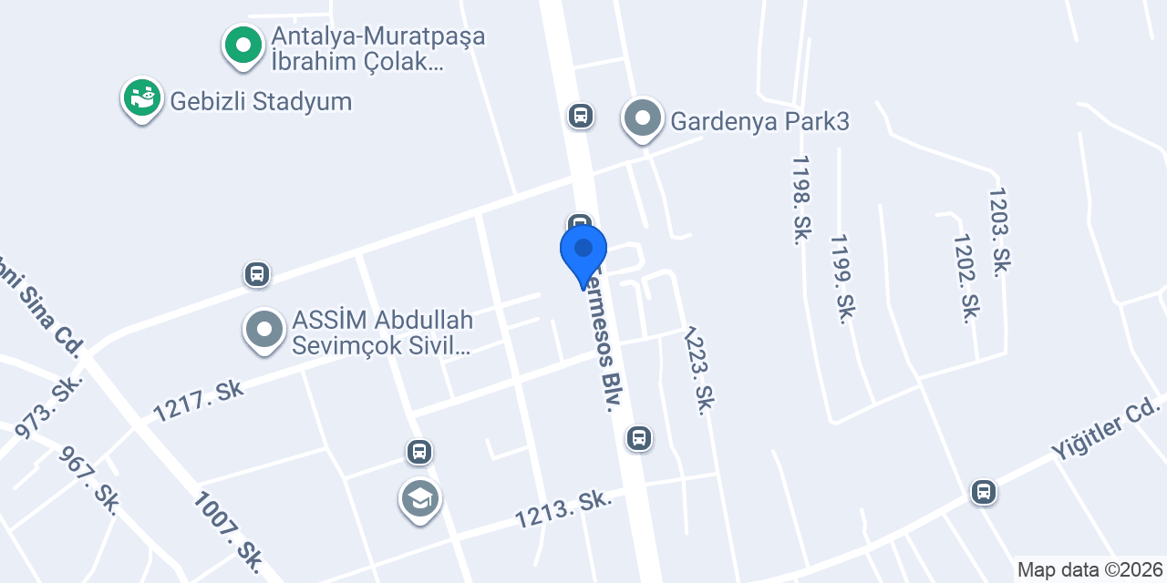 Opr. Dr. Ümmü Özkaya konumu