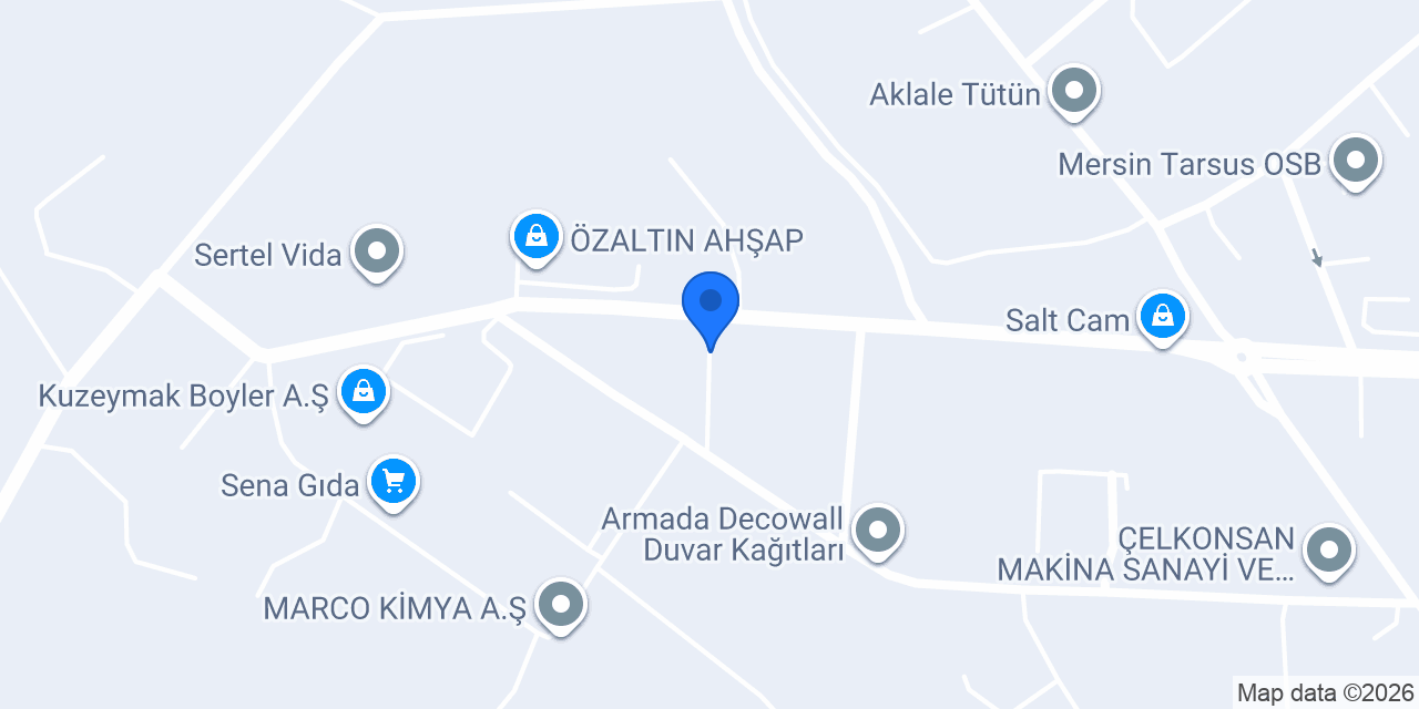 Gkm Gıda ve Katkı Mad. San. Ve Tic. A.Ş konumu