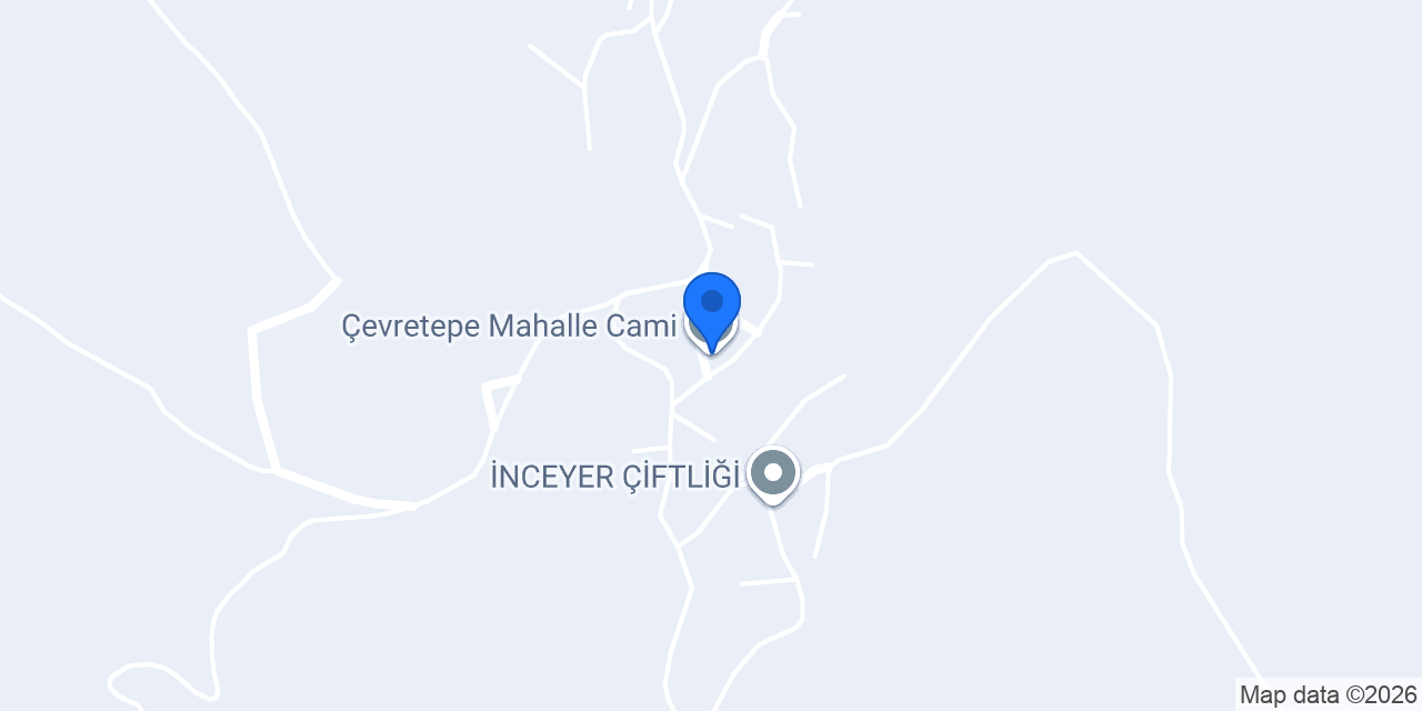 Çevretepe Mahalle Cami konumu