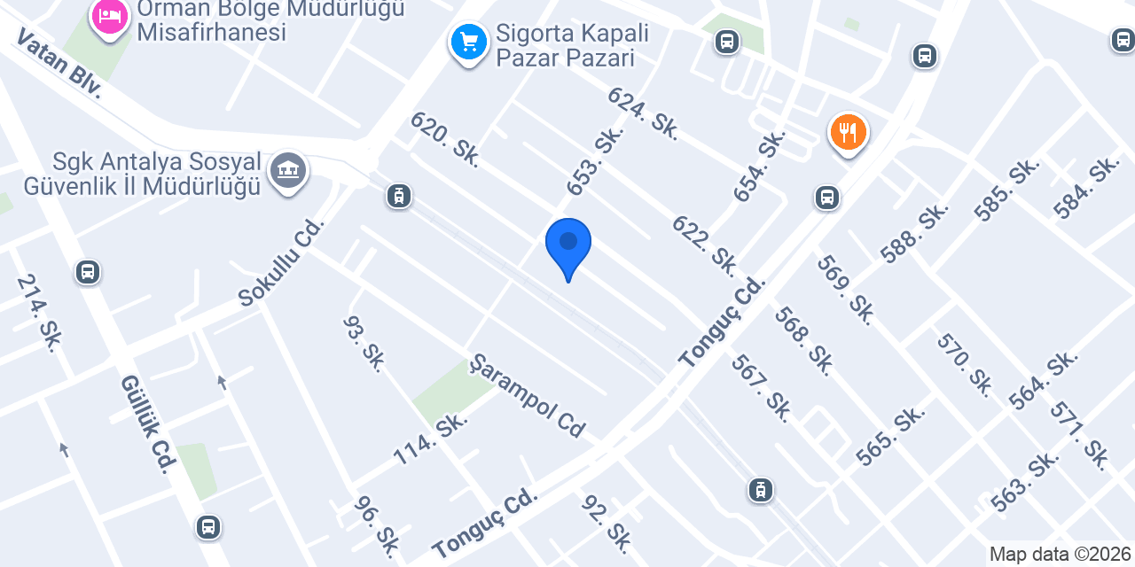 PTT Şarampol Şubesi konumu
