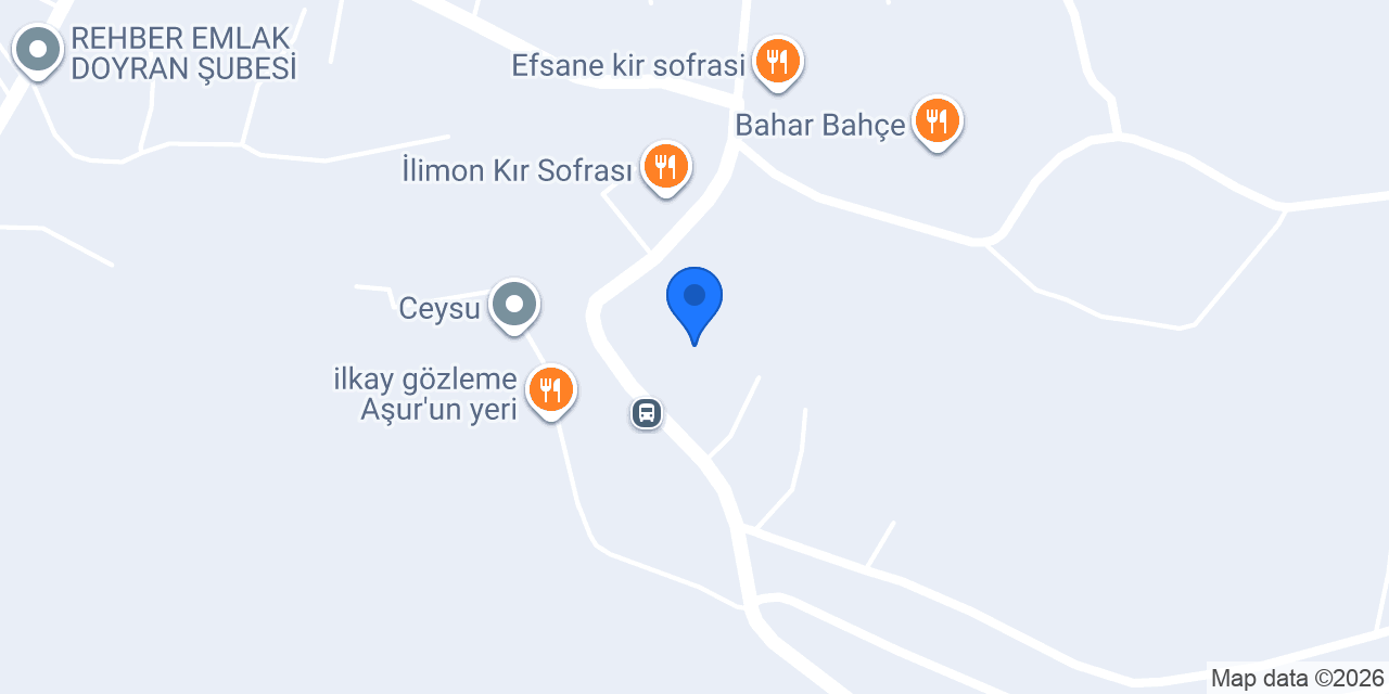 Doyran Efsane05 Kır Sofrası konumu