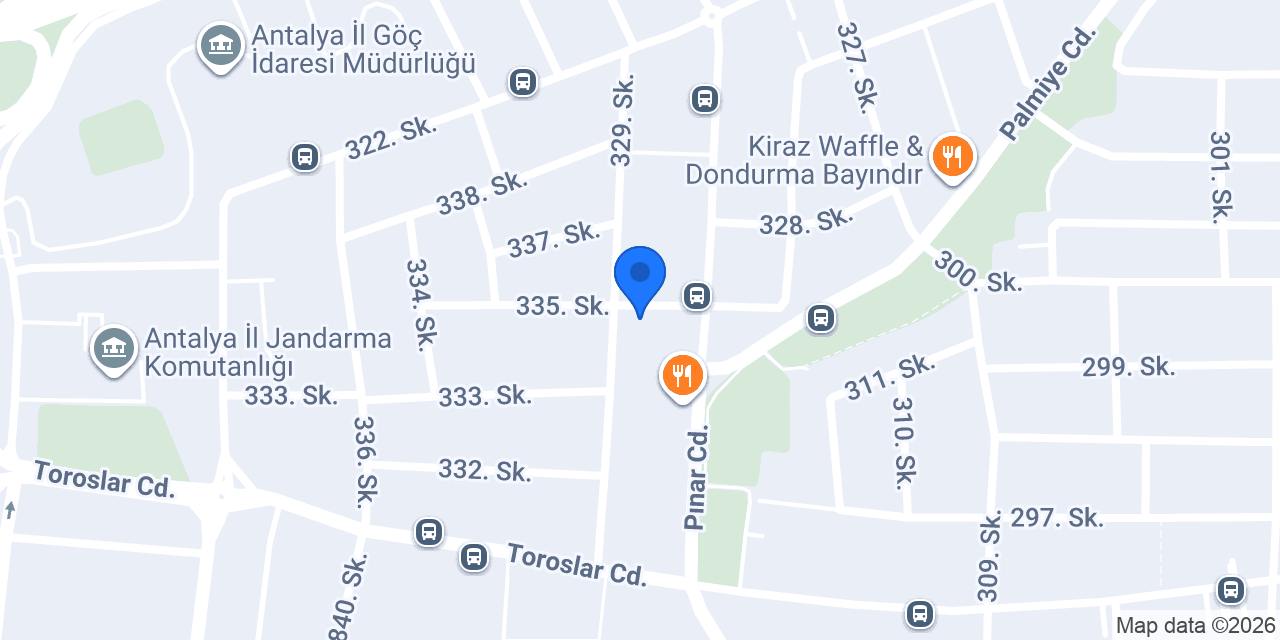 Kepez Gaziler ASM konumu